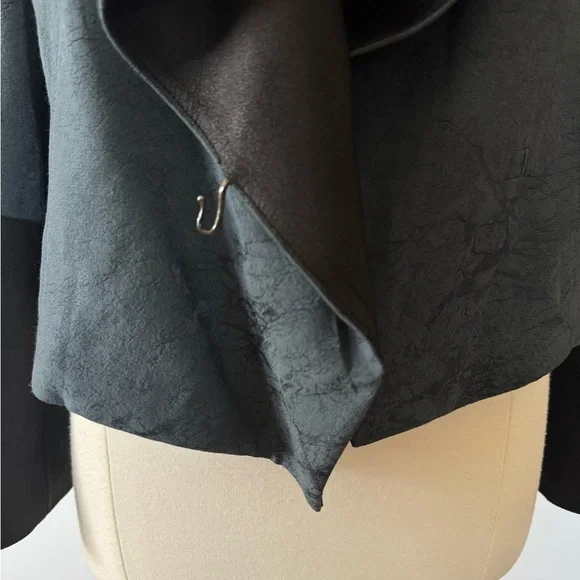 795$ HELMUT LANG Perma COMB DUSTY Sapphire JACQUARD Jacket GOAT LEATHER - Picture 11 of 16